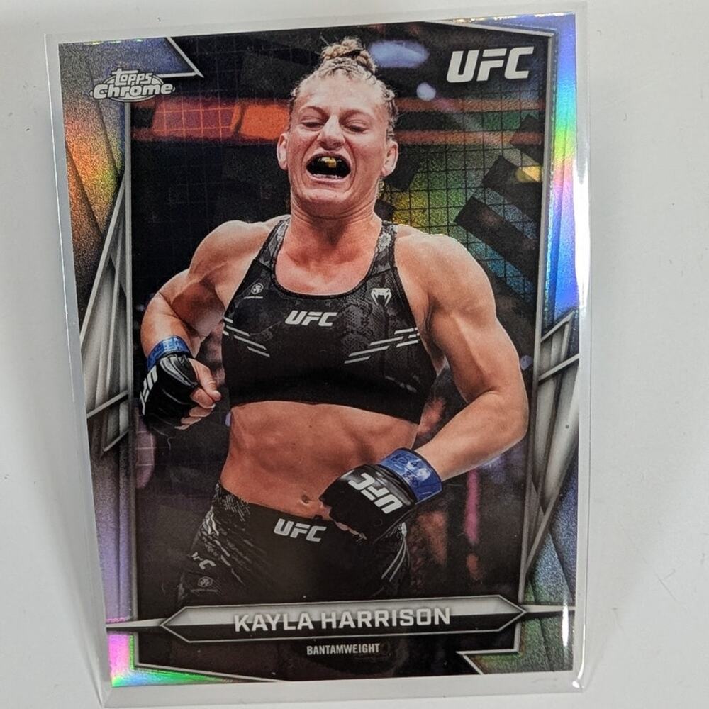 2026 Topps Chrome UFC Kayla Harrison #55 Sonar Refractor Hobby Exclusive